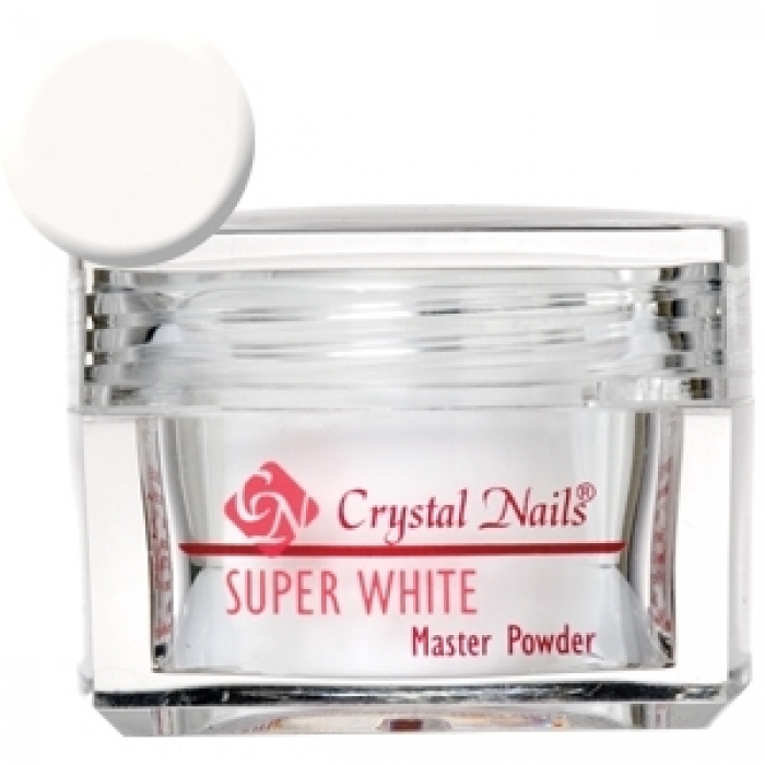 Crystal Nails Master Powder Super White